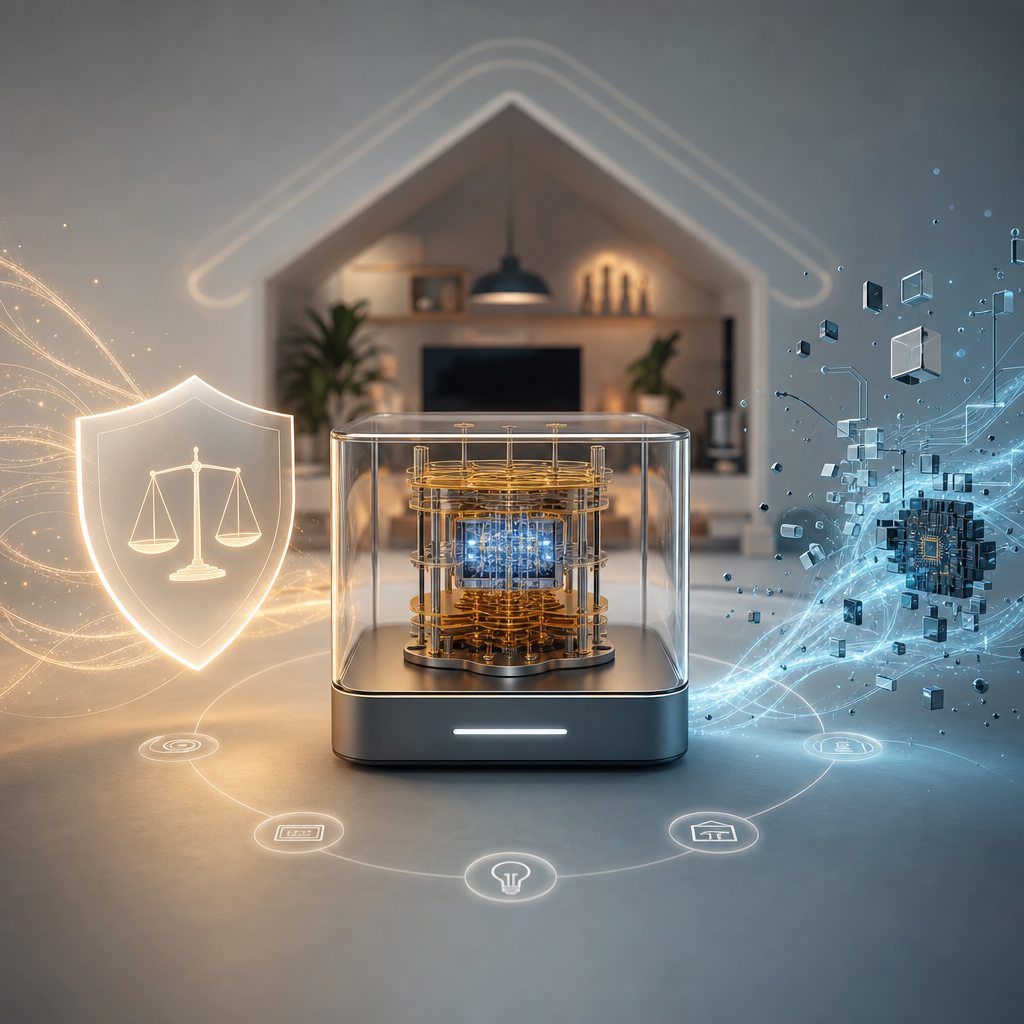 Enfoque ético y desafíos técnicos en la miniaturización de dispositivos cuánticos para el hogar