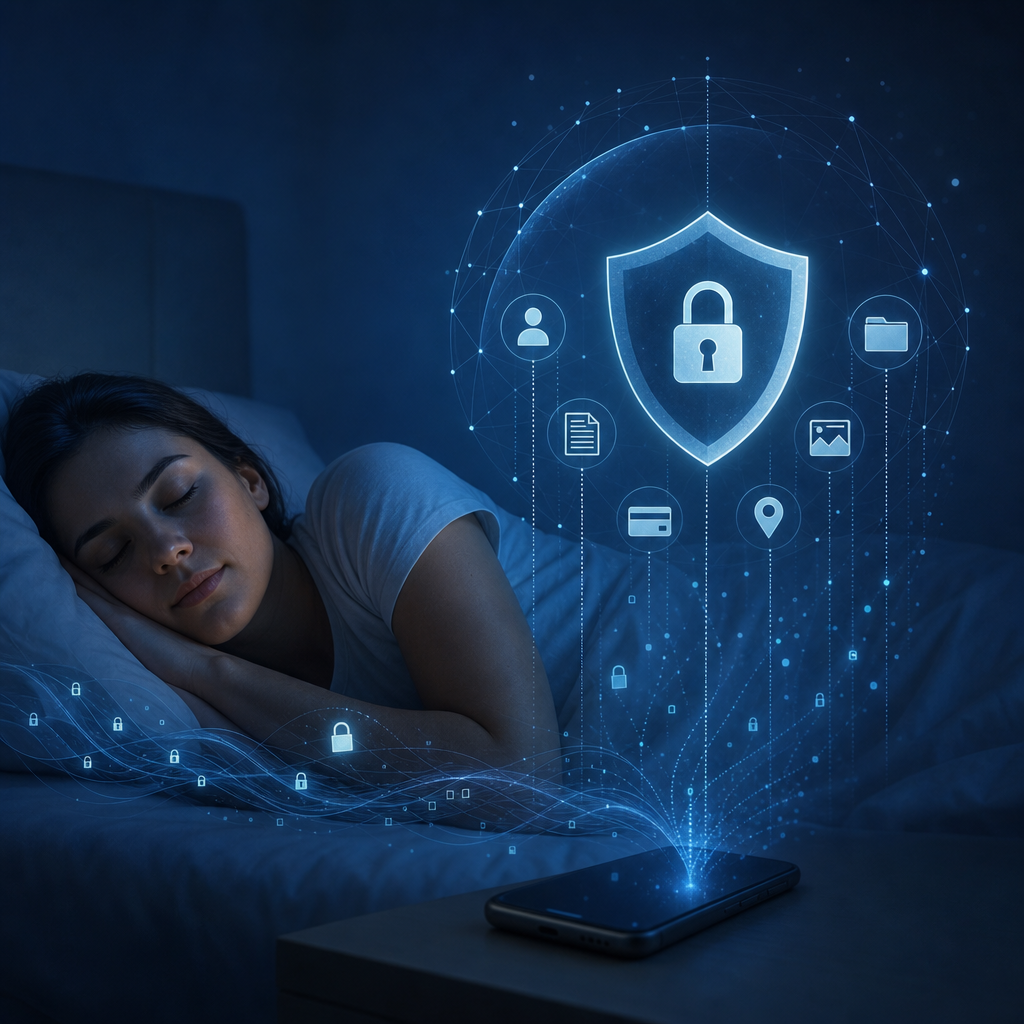 Relación entre sueño digital y ciberseguridad, con un enfoque en datos vulnerables y protección de información personal