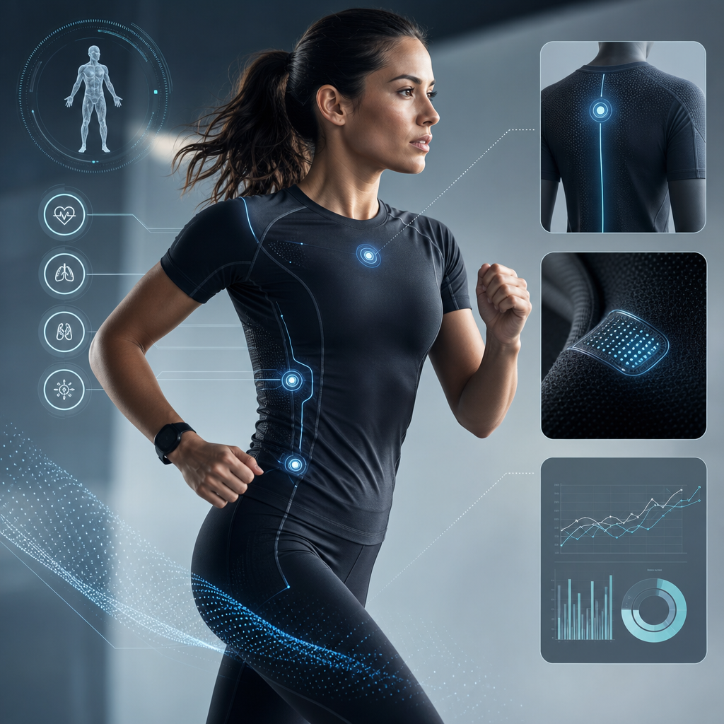 Ropa deportiva inteligente con capacidad de monitoreo de rendimiento y mejora de habilidades atléticas