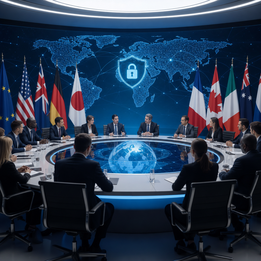 Reunión internacional sobre alianzas cibernéticas y políticas de ciberseguridad global
