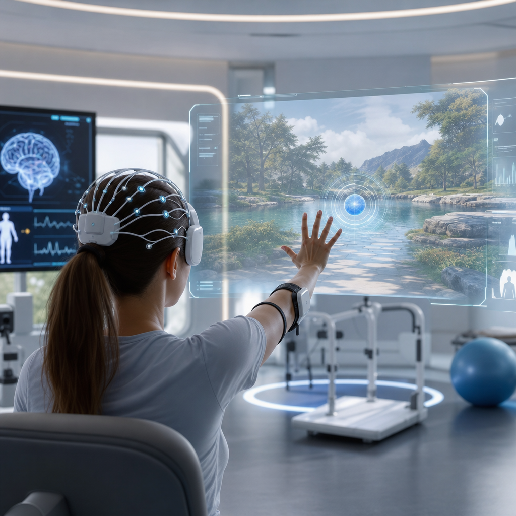 Entornos virtuales avanzados mejorados por interfaces neuronales aplicadas en rehabitación y realidad aumentada