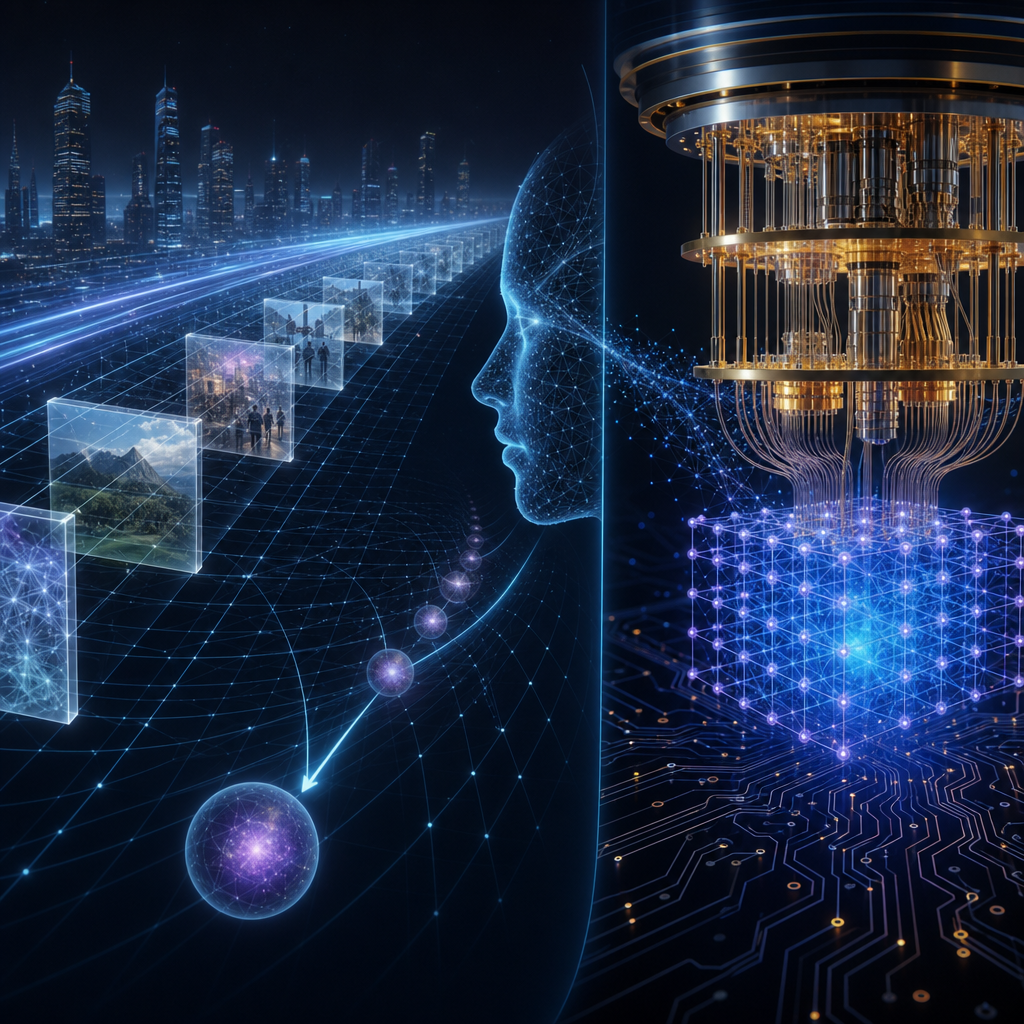 Futuro del procesamiento espacio-temporal en inteligencia artificial con tecnologías cuánticas