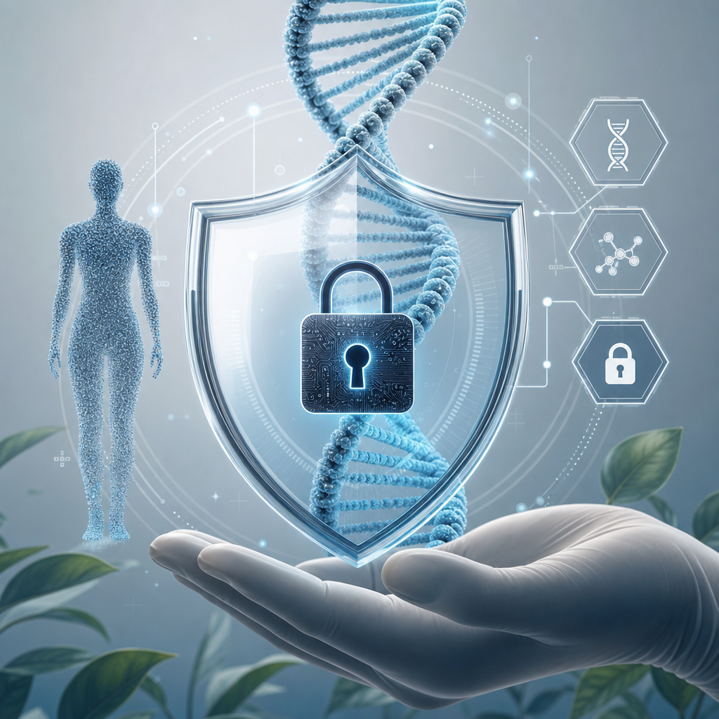 Representación ética de la biotecnología digital enfocada en la privacidad genética y la ciberseguridad